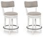 Robbinsdale Counter Height Barstool (Set of 2) - Bill's Discount Center (Bradenton, FL)