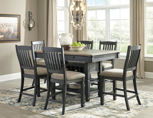 Tyler Creek Counter Height Dining Set - Bill's Discount Center (Bradenton, FL)