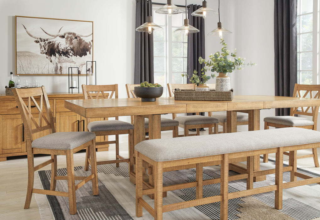 Havonplane 72" Counter Height Dining Bench - Bill's Discount Center (Bradenton, FL)