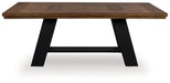 Greddinton Dining Extension Table - Bill's Discount Center (Bradenton, FL)