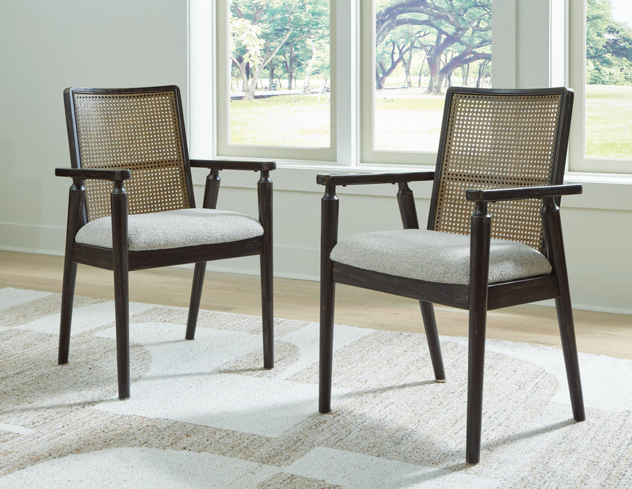 Galliden Dining Arm Chair - Bill's Discount Center (Bradenton, FL)