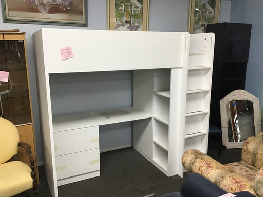 Used Bunkbed with Closet, storage and Desk - Bill's Discount Center (Bradenton, FL)