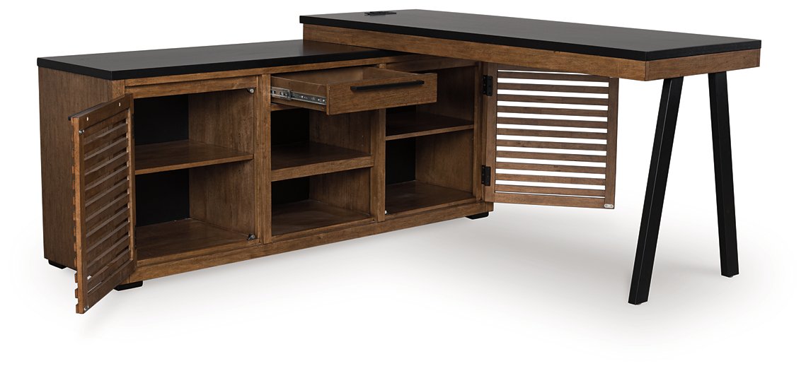 Kallari Credenza with Desk Return - Bill's Discount Center (Bradenton, FL)