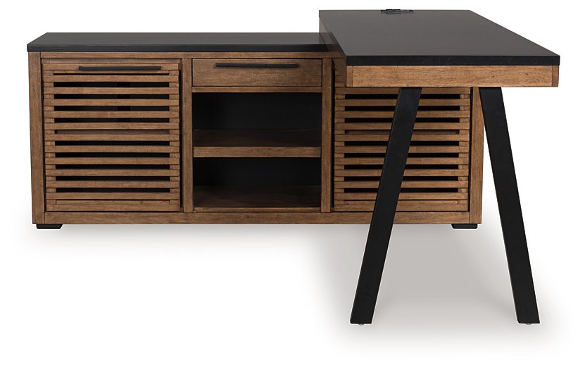Kallari Credenza with Desk Return - Bill's Discount Center (Bradenton, FL)
