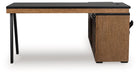 Kallari Credenza with Desk Return - Bill's Discount Center (Bradenton, FL)