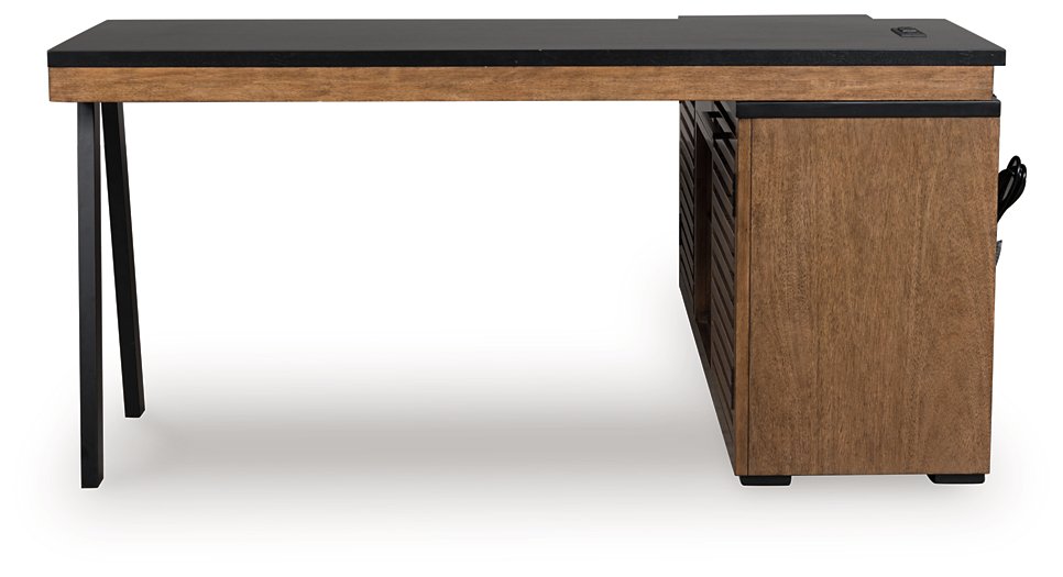 Kallari Credenza with Desk Return - Bill's Discount Center (Bradenton, FL)