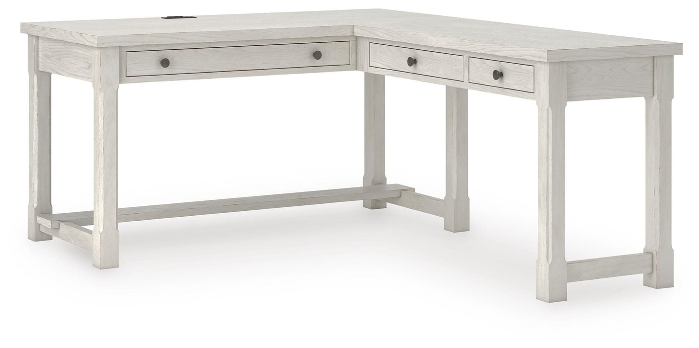 Robbinsdale L-Shaped Home Office Desk - Bill's Discount Center (Bradenton, FL)