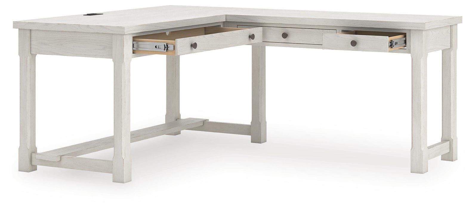 Robbinsdale L-Shaped Home Office Desk - Bill's Discount Center (Bradenton, FL)