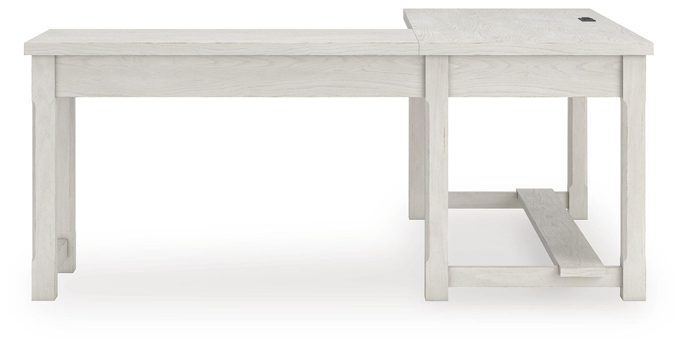 Robbinsdale L-Shaped Home Office Desk - Bill's Discount Center (Bradenton, FL)