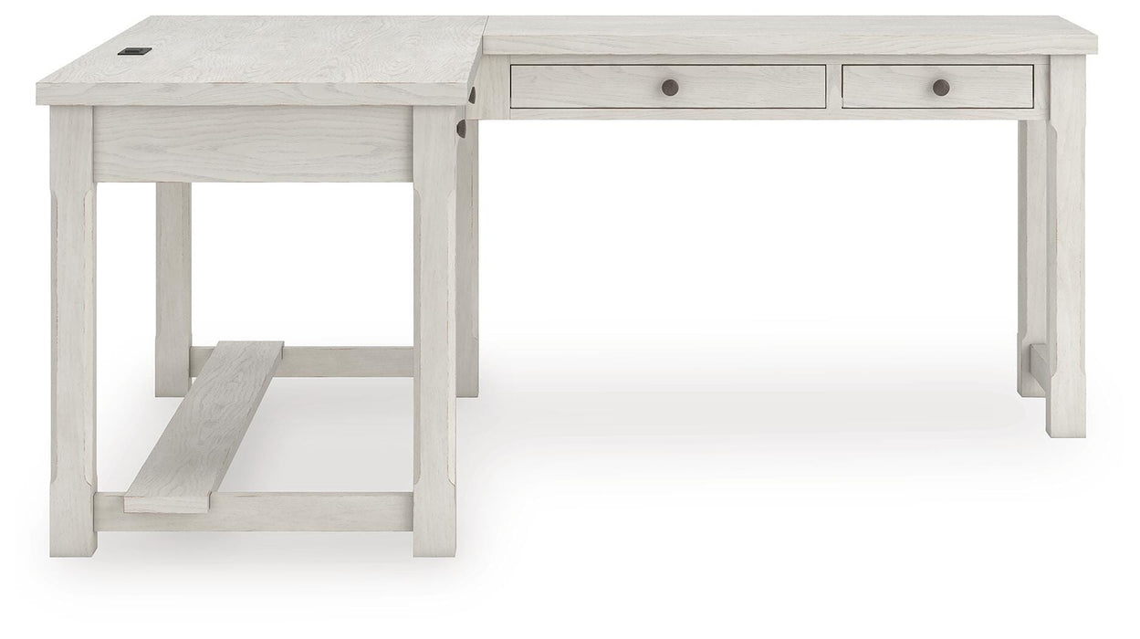 Robbinsdale L-Shaped Home Office Desk - Bill's Discount Center (Bradenton, FL)