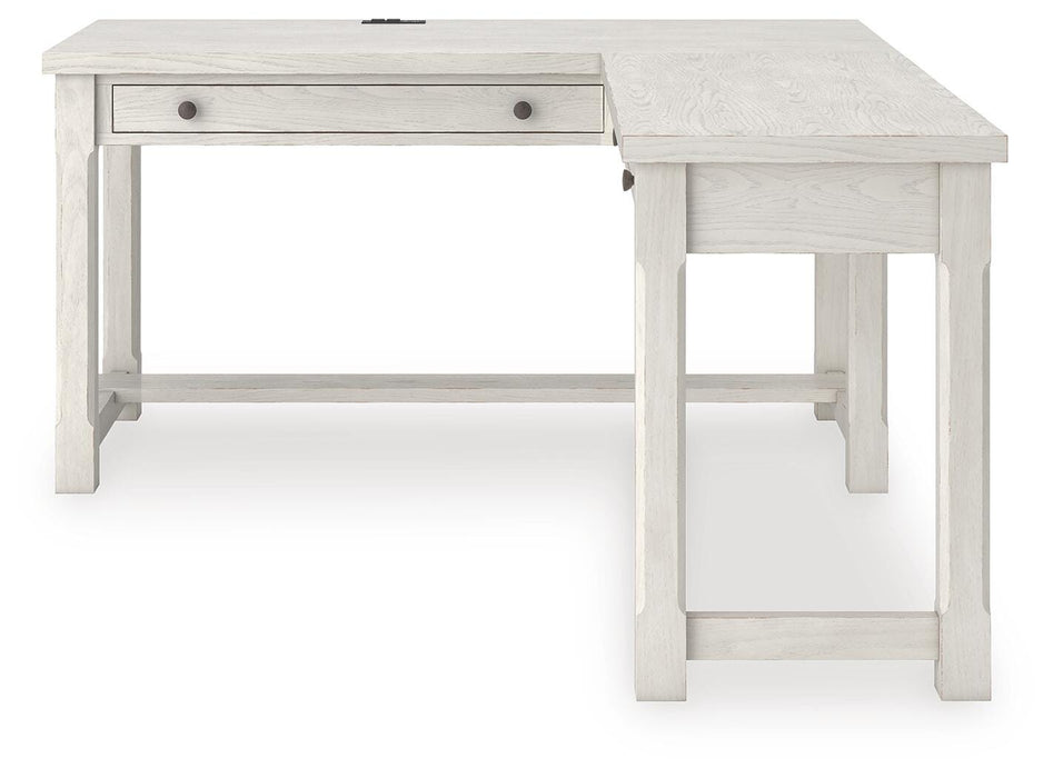 Robbinsdale L-Shaped Home Office Desk - Bill's Discount Center (Bradenton, FL)