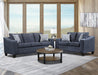 Sofa And Loveseat Hershey Navy 4700-06 - Bill's Discount Center (Bradenton, FL)