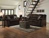 Osaka Chocolate Sofa and Loveseat 3550-01 - Bill's Discount Center (Bradenton, FL)