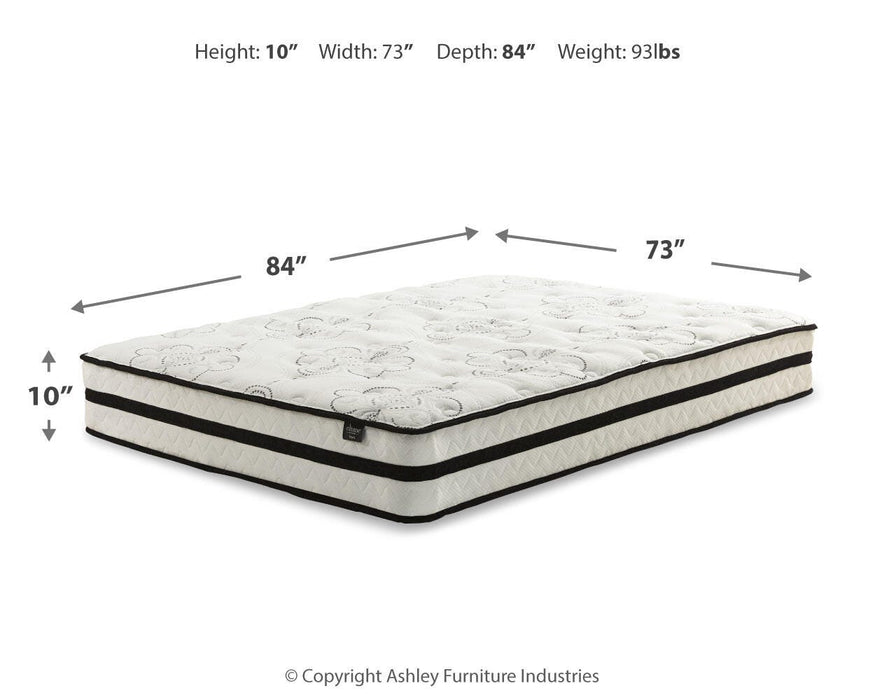 Chime 10 Inch Hybrid Mattress Package - Bill's Discount Center (Bradenton, FL)