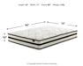 Chime 10 Inch Hybrid Mattress Package - Bill's Discount Center (Bradenton, FL)