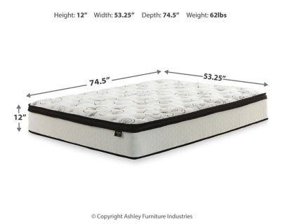 Chime 12 Inch Hybrid Mattress in a Box - Bill's Discount Center (Bradenton, FL)