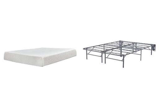10 Inch Chime Memory Foam Mattress Set - Bill's Discount Center (Bradenton, FL)