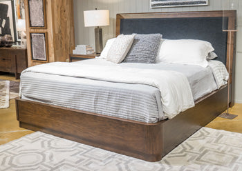 Dilenno Upholstered Bed - Bill's Discount Center (Bradenton, FL)