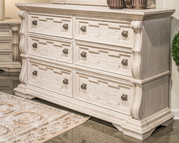 Bruchandi Dresser and Mirror - Bill's Discount Center (Bradenton, FL)