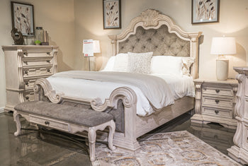 Bruchandi Upholstered Bed - Bill's Discount Center (Bradenton, FL)