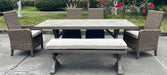 Laguna Heights Outdoor Dining Table - Bill's Discount Center (Bradenton, FL)
