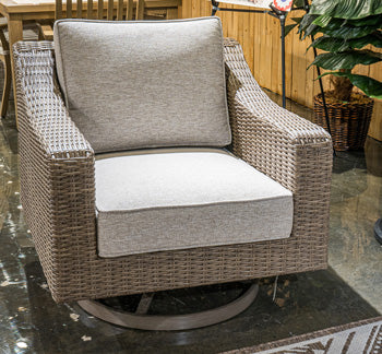 Laguna Heights Swivel Lounge with Cushion - Bill's Discount Center (Bradenton, FL)