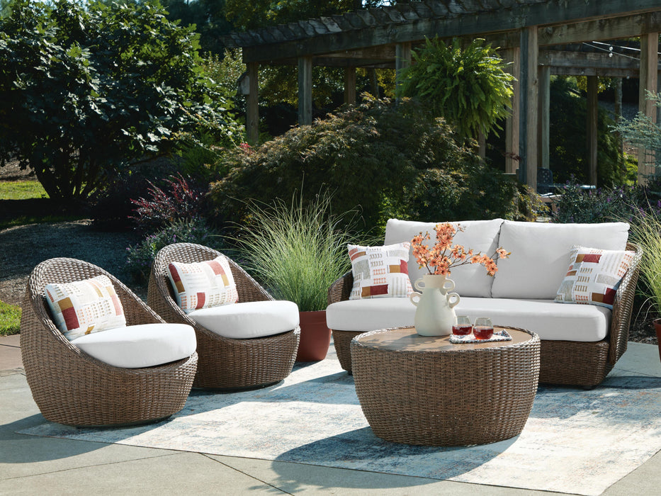 Double Point Outdoor Seating Set - Bill's Discount Center (Bradenton, FL)