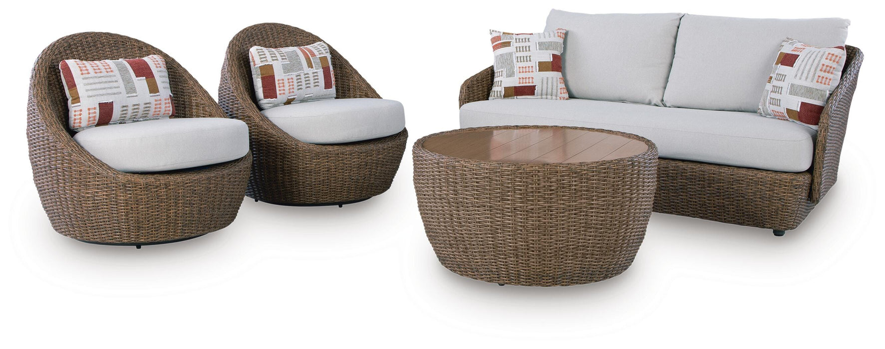 Double Point Outdoor Seating Set - Bill's Discount Center (Bradenton, FL)