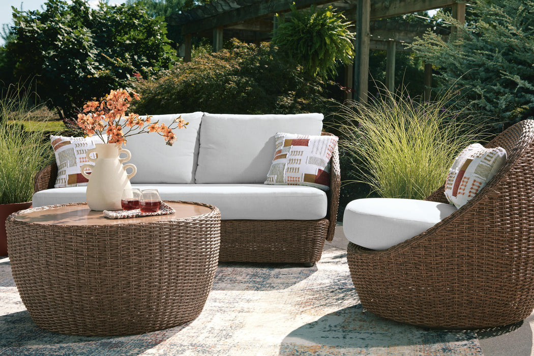 Double Point Outdoor Seating Set - Bill's Discount Center (Bradenton, FL)