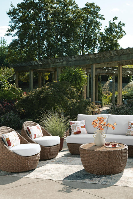 Double Point Outdoor Seating Set - Bill's Discount Center (Bradenton, FL)