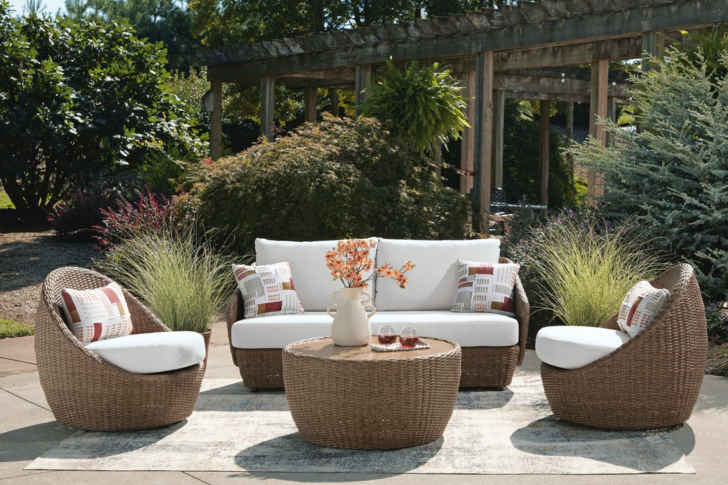 Double Point Outdoor Seating Set - Bill's Discount Center (Bradenton, FL)