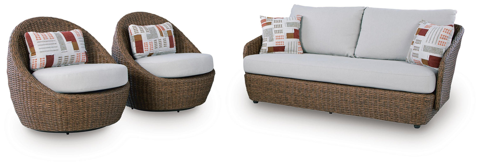 Double Point Outdoor Seating Set - Bill's Discount Center (Bradenton, FL)