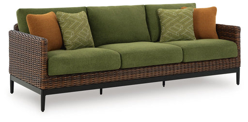 Horizon Hall Outdoor Sofa with Cushion - Bill's Discount Center (Bradenton, FL)