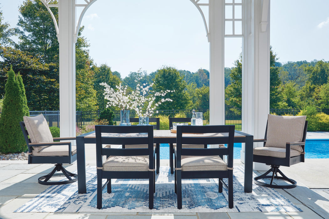 East Beach Outdoor Dining Set - Bill's Discount Center (Bradenton, FL)