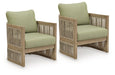 Serena Shores Outdoor Lounge Chair (Set of 2) - Bill's Discount Center (Bradenton, FL)