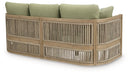 Serena Shores Outdoor Sofa with Cushion - Bill's Discount Center (Bradenton, FL)