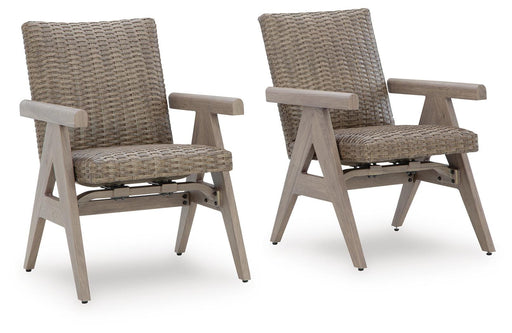 Cliff Trails Outdoor Rocking Arm Chair (Set of 2) - Bill's Discount Center (Bradenton, FL)