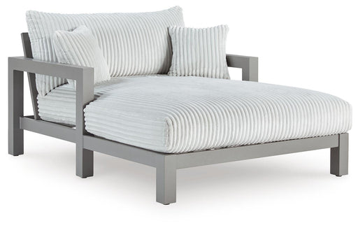 Hurley Park Outdoor Chaise Lounge with Cushion - Bill's Discount Center (Bradenton, FL)