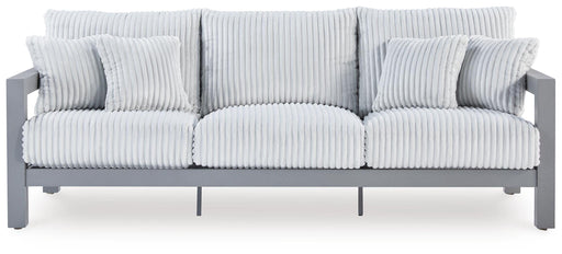 Hurley Park Outdoor Sofa with Cushion - Bill's Discount Center (Bradenton, FL)