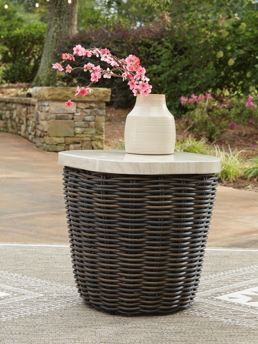 Kimora Outdoor End Table - Bill's Discount Center (Bradenton, FL)