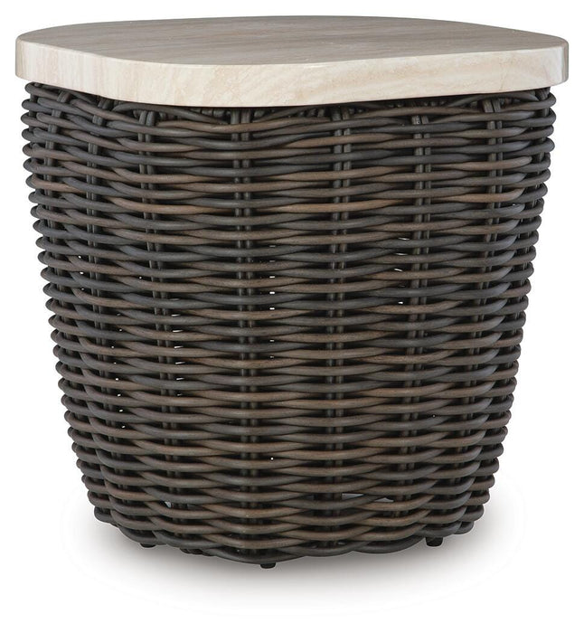 Kimora Outdoor End Table - Bill's Discount Center (Bradenton, FL)