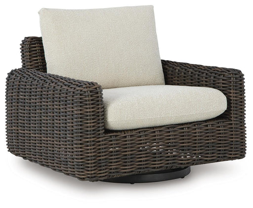 Kimora Outdoor Swivel Lounge Chair - Bill's Discount Center (Bradenton, FL)