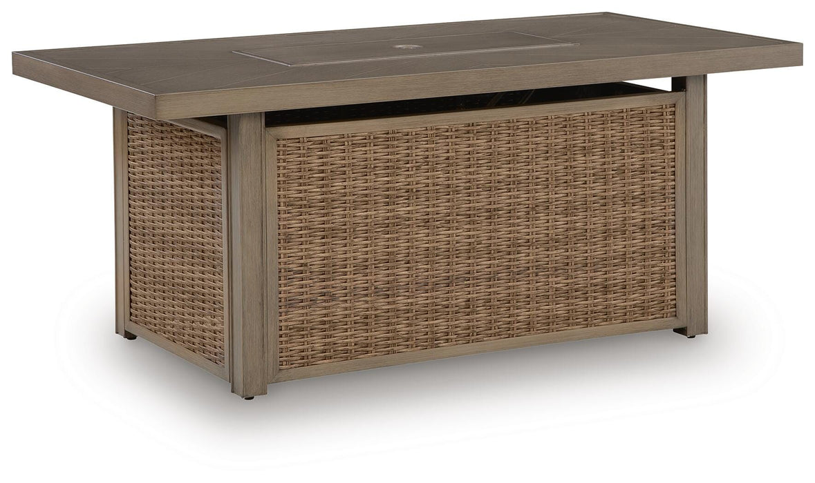 Laguna Heights Outdoor Fire Pit Table - Bill's Discount Center (Bradenton, FL)