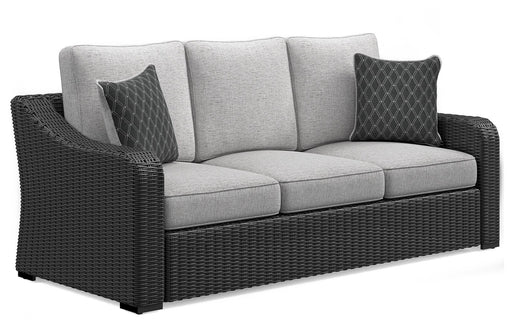 Beachcroft Outdoor Sofa with Cushion - Bill's Discount Center (Bradenton, FL)