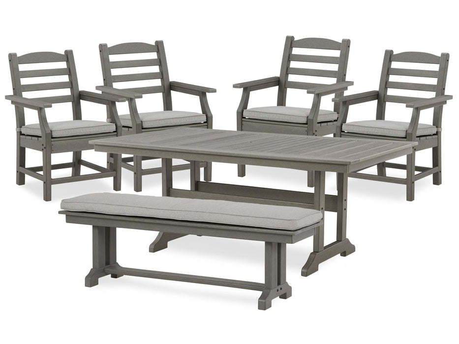 Visola Outdoor Dining Set - Bill's Discount Center (Bradenton, FL)