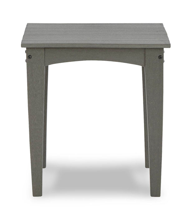 Visola Outdoor Adirondack Chair Set with End Table - Bill's Discount Center (Bradenton, FL)
