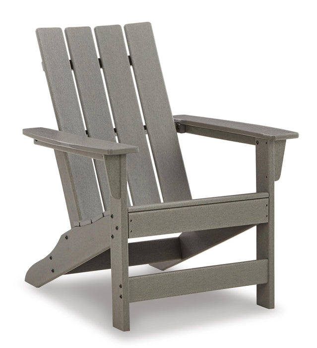 Visola Outdoor Adirondack Chair Set with End Table - Bill's Discount Center (Bradenton, FL)