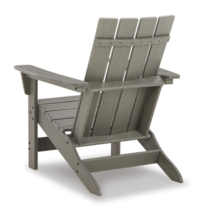 Visola Outdoor Adirondack Chair Set with End Table - Bill's Discount Center (Bradenton, FL)