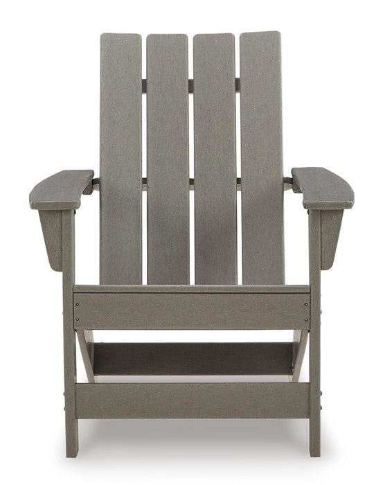 Visola Outdoor Adirondack Chair Set with End Table - Bill's Discount Center (Bradenton, FL)