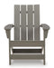 Visola Outdoor Adirondack Chair Set with End Table - Bill's Discount Center (Bradenton, FL)